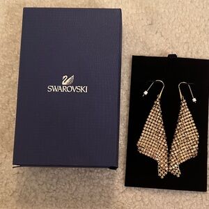 Swarovski Gold Crystal Eaarings